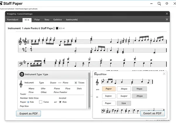 StaffPaper.org online tool for custom paper generation
