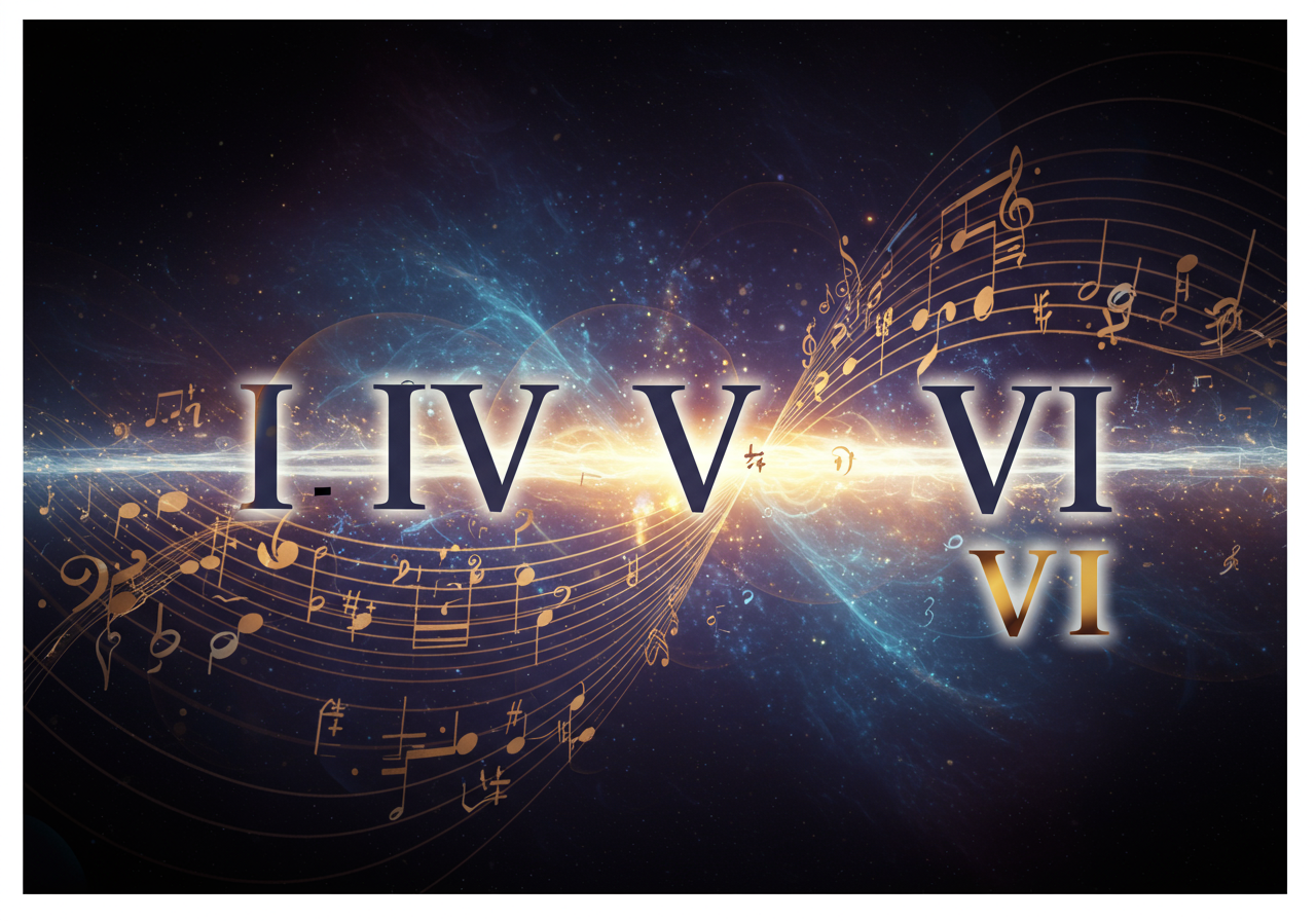 Visualizing common chord progressions in music theory